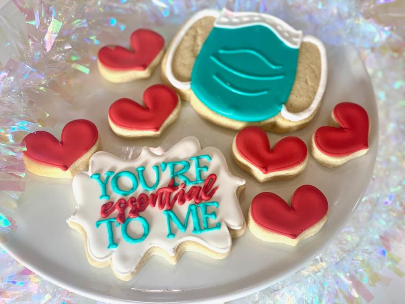 valentine cookie set